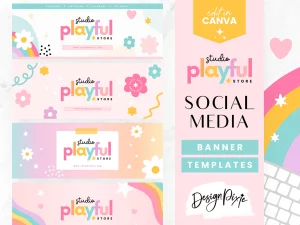 Templates de bannières  alimentation